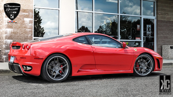 Custom Painted Rims on Ferrari 458 Italia – Giovanna Luxury Wheels