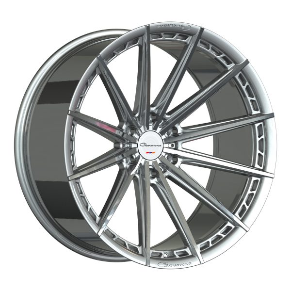 ALESANNA12-22 inch super deep ,machined silver