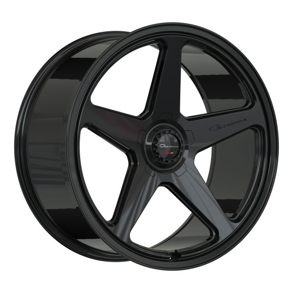 CINQUE-Gloss Black deep profile with spindle cap