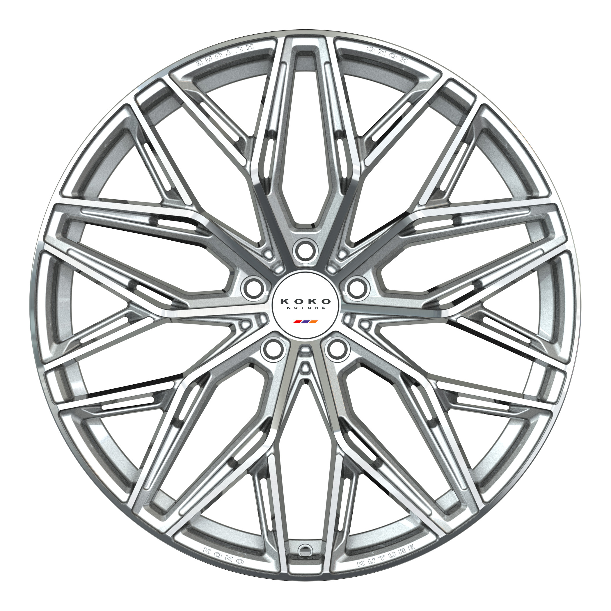 Koko Kuture Como – Silver Machined Face Koko Kuture Como – Silver Machined Face