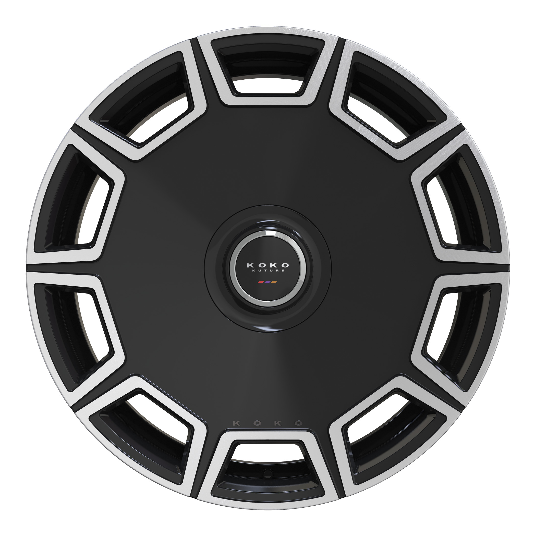 Koko Sicily black machined w big cap Koko Sicily black machined w big cap