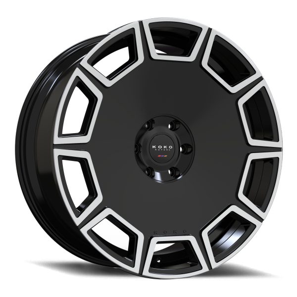 Koko Sicily black machined w small cap