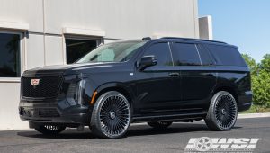 Cadillac – Escalade – 26″ – Tulum – Gloss Black w/ Machined Tips