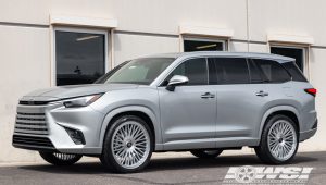 Lexus – TX350 – 24″ – Aria – Silver w/ Machined Face & Polished Lip
