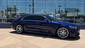 Mercedes-Benz-S Class-22″-Astra 5-Machined Silver