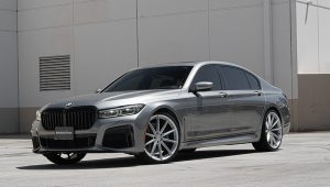 BMW 740i-22″-Alesanna-Silver Machined